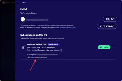 avast secureline max connections reached